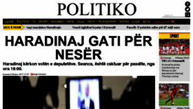 What Politiko.net website looked like in 2017 (6 years ago)