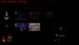 What Playhorrorgames.com website looked like in 2017 (6 years ago)