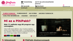 What Pihipakk.hu website looked like in 2017 (6 years ago)