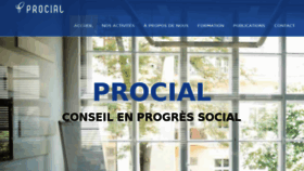 What Procial.fr website looked like in 2017 (6 years ago)