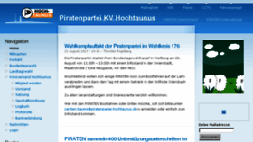 What Piratenpartei-hochtaunus.de website looked like in 2017 (6 years ago)