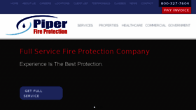 What Piperfire.com website looked like in 2017 (6 years ago)