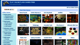 What Playonlineflashgamesfree.com website looked like in 2017 (6 years ago)