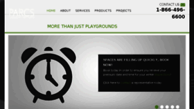 What Playgroundparcs.com website looked like in 2017 (6 years ago)