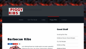 What Piggyribs.com website looked like in 2017 (6 years ago)