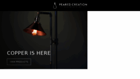 What Pearedcreation.com website looked like in 2017 (6 years ago)