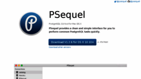 What Psequel.com website looked like in 2017 (6 years ago)