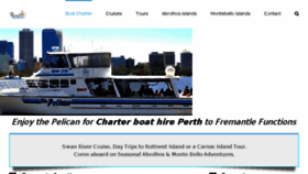 What Pelicancharters.com.au website looked like in 2017 (6 years ago)