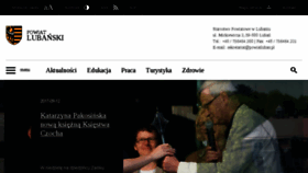 What Powiatluban.pl website looked like in 2017 (6 years ago)