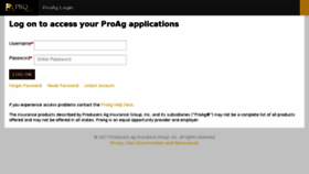 What Proagworks.proag.com website looked like in 2017 (6 years ago)