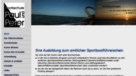 What Paulundpeter.de website looked like in 2017 (7 years ago)