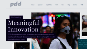 What Pddinnovation.com website looked like in 2017 (6 years ago)