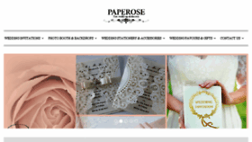 What Paperose.com.my website looked like in 2017 (6 years ago)