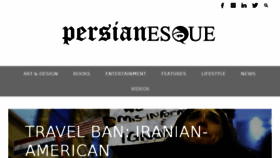 What Persianesque.com website looked like in 2017 (6 years ago)