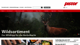 What Pistor.ch website looked like in 2017 (9 years ago)