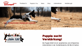 What Puppia.org website looked like in 2017 (6 years ago)