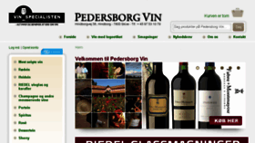 What Pedersborgvin.dk website looked like in 2017 (9 years ago)