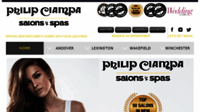 What Philipciampa.com website looked like in 2017 (6 years ago)