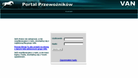 What Przewoznicy.vancargo.com website looked like in 2017 (6 years ago)