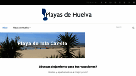 What Playasdehuelva.com website looked like in 2017 (6 years ago)