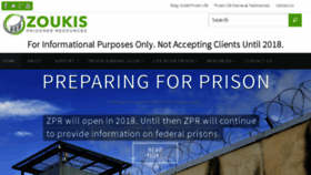 What Prisonerresource.com website looked like in 2017 (6 years ago)