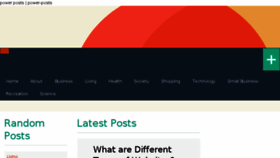 What Power-posts.com website looked like in 2017 (6 years ago)