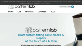 What Patternlab.london website looked like in 2017 (6 years ago)