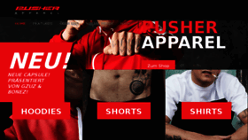 What Pusher-apparel.de website looked like in 2017 (6 years ago)