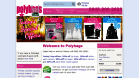 What Polybags.co.uk website looked like in 2017 (7 years ago)