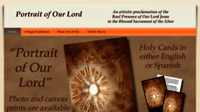 What Portraitofourlord.com website looked like in 2017 (6 years ago)