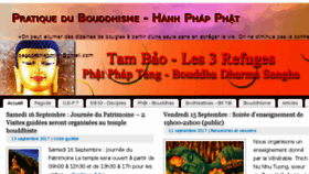 What Pagodethienminh.fr website looked like in 2017 (6 years ago)