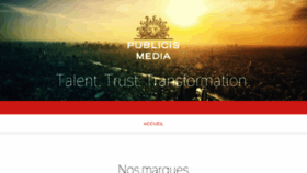 What Publicismediafrance.com website looked like in 2017 (6 years ago)
