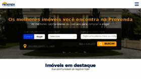 What Provenda.com.br website looked like in 2017 (6 years ago)