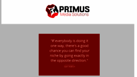 What Primus.company website looked like in 2017 (6 years ago)