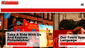 What Philadelphiasightseeingtours.com website looked like in 2017 (6 years ago)