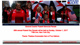What Pulaskiparade.org website looked like in 2017 (6 years ago)