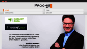 What Prognis.com website looked like in 2017 (6 years ago)