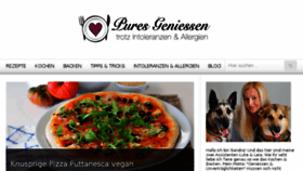 What Pures-geniessen.com website looked like in 2017 (6 years ago)