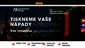 What Procentrum.cz website looked like in 2017 (6 years ago)