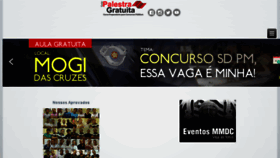 What Palestragratuita.com.br website looked like in 2017 (6 years ago)