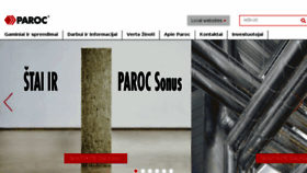 What Paroc.lt website looked like in 2017 (6 years ago)