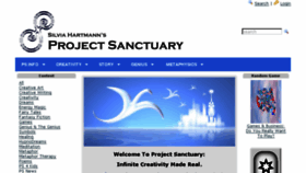 What Projectsanctuary.com website looked like in 2017 (6 years ago)