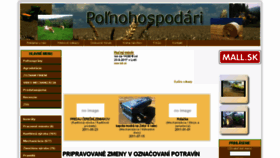 What Polnohospodari.sk website looked like in 2017 (6 years ago)