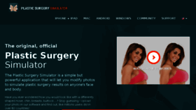 What Plastic-surgery-simulator.com website looked like in 2017 (6 years ago)