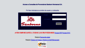 What Proveedores.sanborns.com.mx website looked like in 2017 (6 years ago)