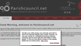 What Parishcouncil.net website looked like in 2017 (6 years ago)