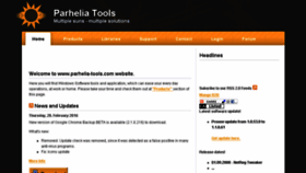 What Parhelia-tools.com website looked like in 2017 (6 years ago)