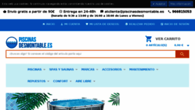 What Piscinasdesmontable.es website looked like in 2017 (6 years ago)
