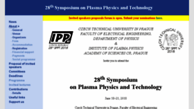 What Plasmaconference.cz website looked like in 2017 (6 years ago)