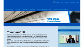 What Peter-spork.de website looked like in 2017 (6 years ago)